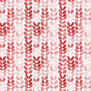 (s) Red whimsical knitted watercolor pattern. Use the design for a crafting room or a fun projects