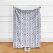 (s) Grey whimsical knitted watercolor pattern. Use the design for a crafting room or a fun projects