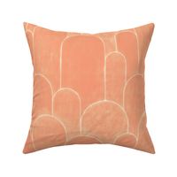 Minimal  arches - Peach pink - Medium