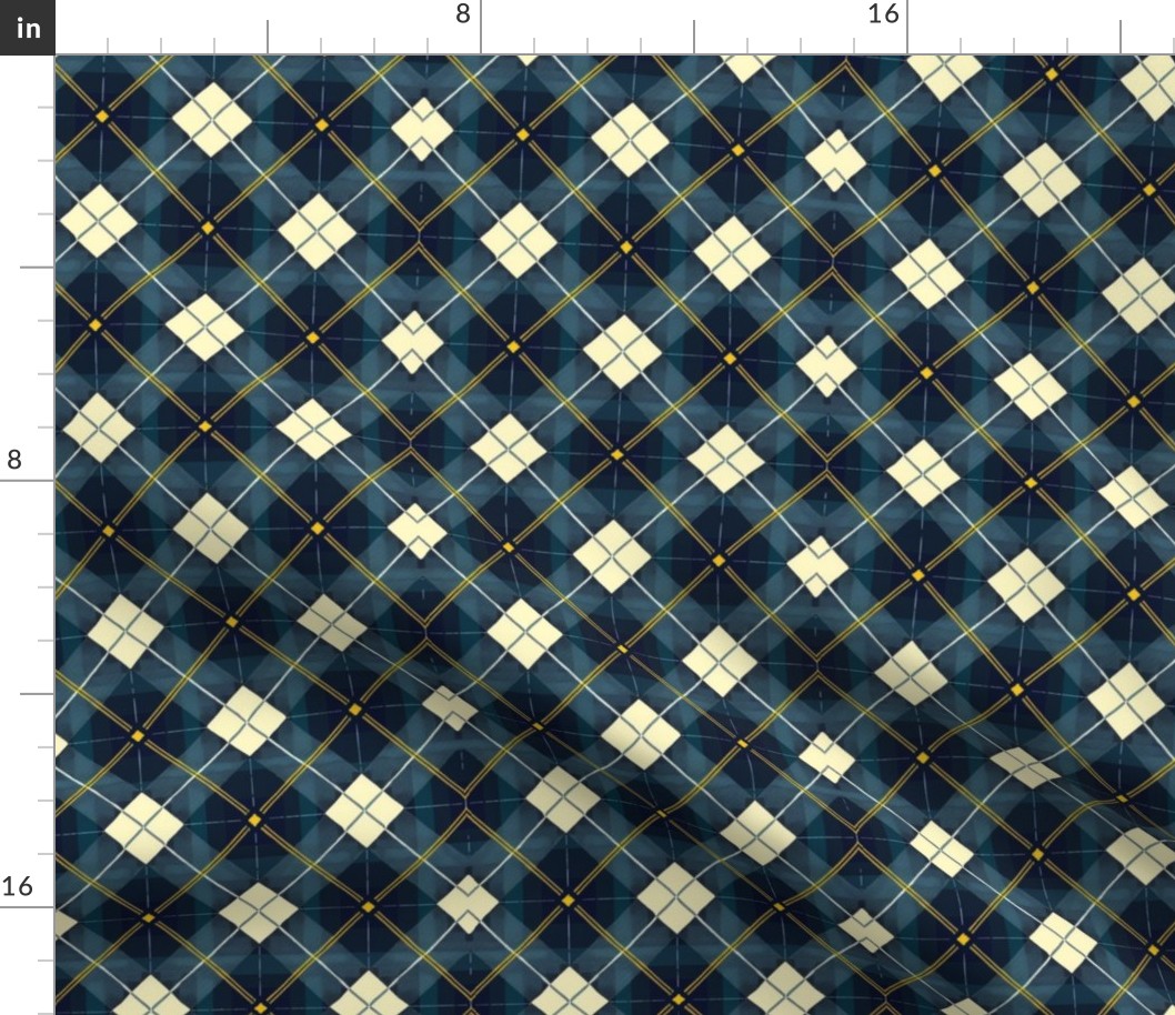 Modern Argyle: Chic Geometric Plaid Pattern