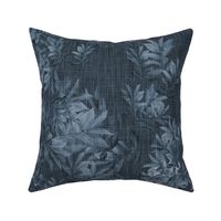 Serenity Secret Garden, Leafy Forest Vintage Charm, Wild Woodland Enchanted Forest, Traditional Forest Biome, Opulent Living Drawing Room, Serene Blue Monochrome, LARGE SCALE