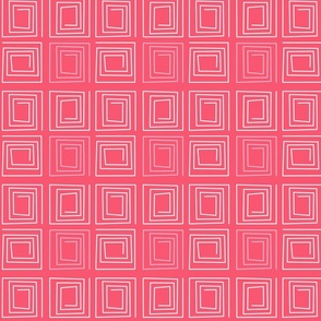 abstract geometric fashionable sixties pink 
