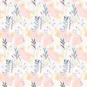 Small Whispering Blooms - Pastel Wallpaper