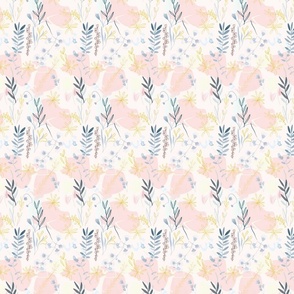 Tiny Whispering Blooms - Pastel Wallpaper