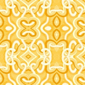 Intricate Knots - Yellow