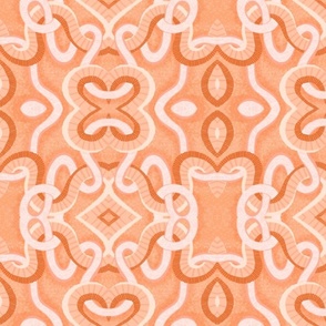 Intricate Knots - Orange