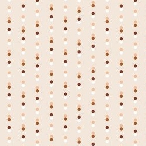 Rain of Dots Geometric Soft - Terracotta - Small