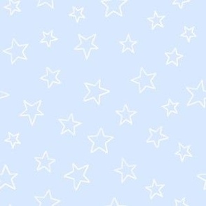 Patriotic Stars In Blue 6x6