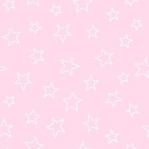 Patriotic Stars In Pink 6x6