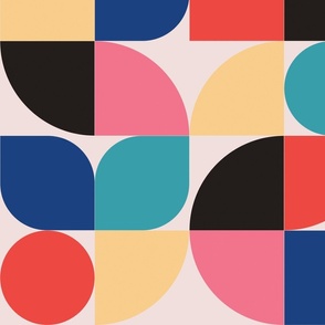 1920's Geometric Abstract - colorful
