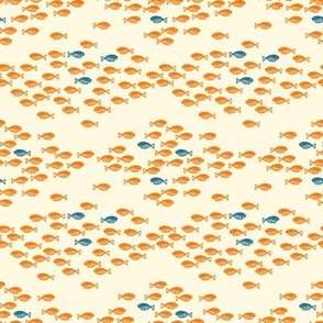 waves of fishies 4IN cream
