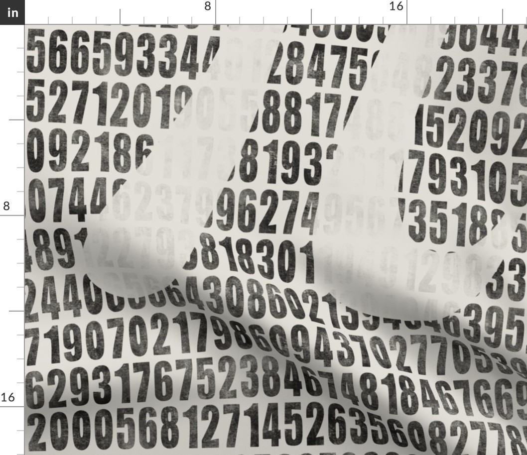 (L) PI number - maths pi numbers  (large scale)