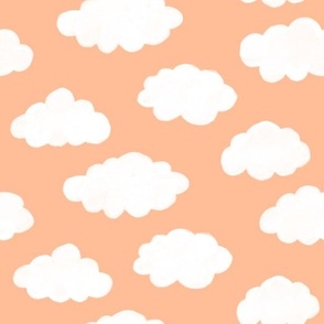 Peach Fuzz Fluffy Clouds