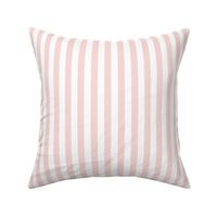 Crepe Pink and White Stripes