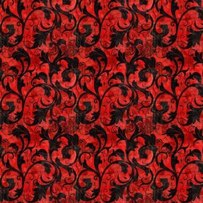 red gothic batik 4