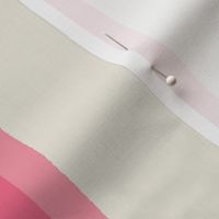 (L) Deck Chair Ticking - hand drawn vertical stripe - candy stripe pink