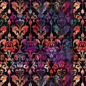 rainbow gothic batik 2