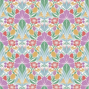 Multicolor Symmetrical floral 