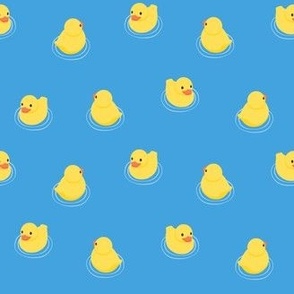 (small scale) Rubber Ducks - blue - LAD24