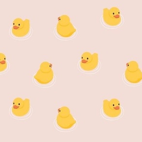 Rubber Ducks - pink - LAD24