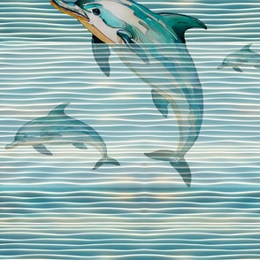 Dolphin in the ocean  