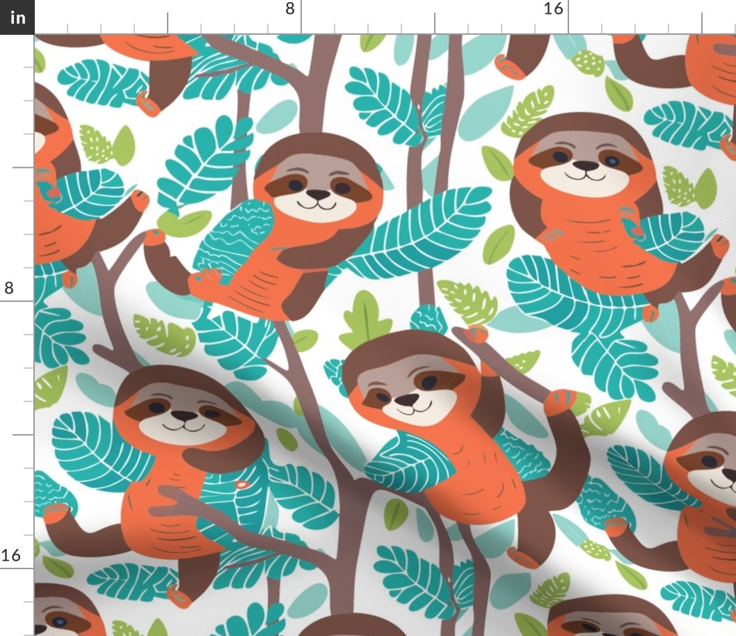 Baby Sloths in Trees