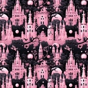 Pink & Black Castles - small 