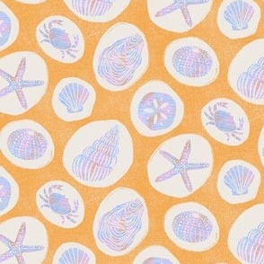 Coastal Treasures Orange Background - small