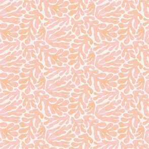 Pink and orange seaweed - small