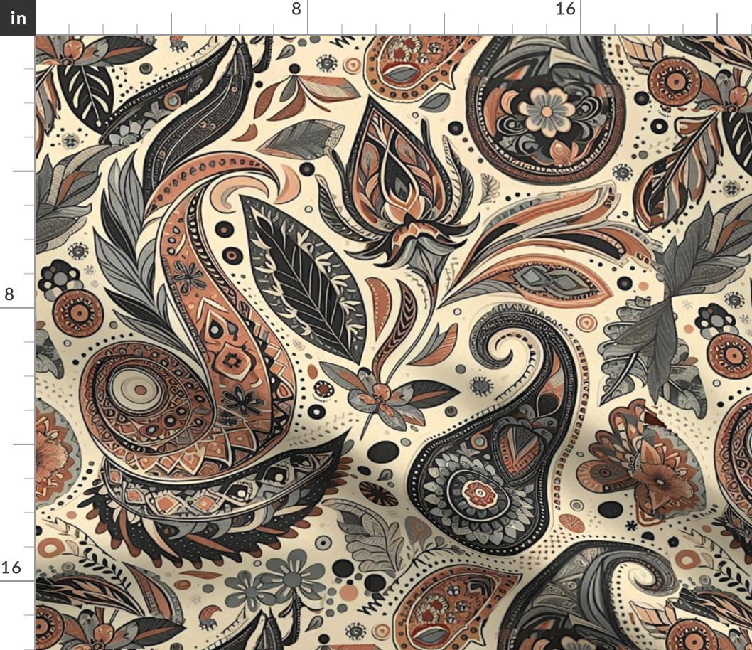 Paisley Desert Hues