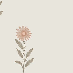Pegasus - Boho minimalist flowers L