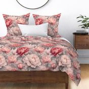 Rose Colored Peony Blossom Garden Large