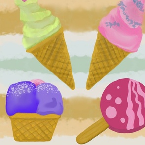 Icecream pastell