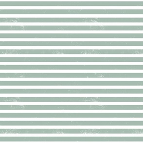 Coastal stripes in blue-green and white - large