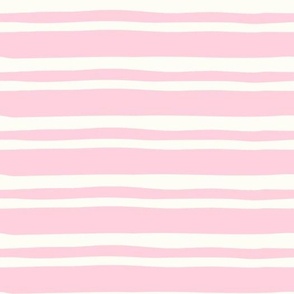 Sweet as Summer Stripes Pink and White by Jac Slade