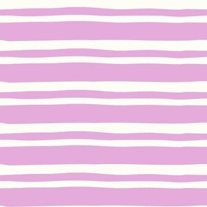 Sweet as Summer Stripes Purple and White by Jac Slade