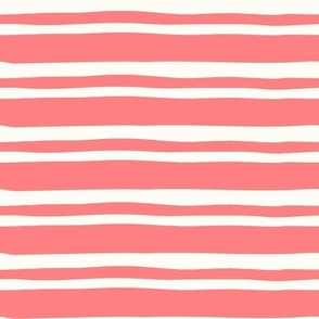 Sweet as Summer Stripes Red and White by Jac Slade