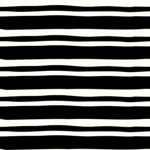 Sweet as Summer Stripes Black and White by Jac Slade