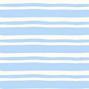 Sweet as Summer Stripes Blue and White by Jac Slade