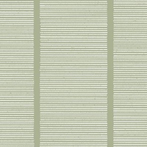 Monochrome Linear Striped Texture - light sage green_ white