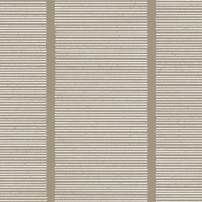Monochrome Linear Striped Texture - khaki brown_ white