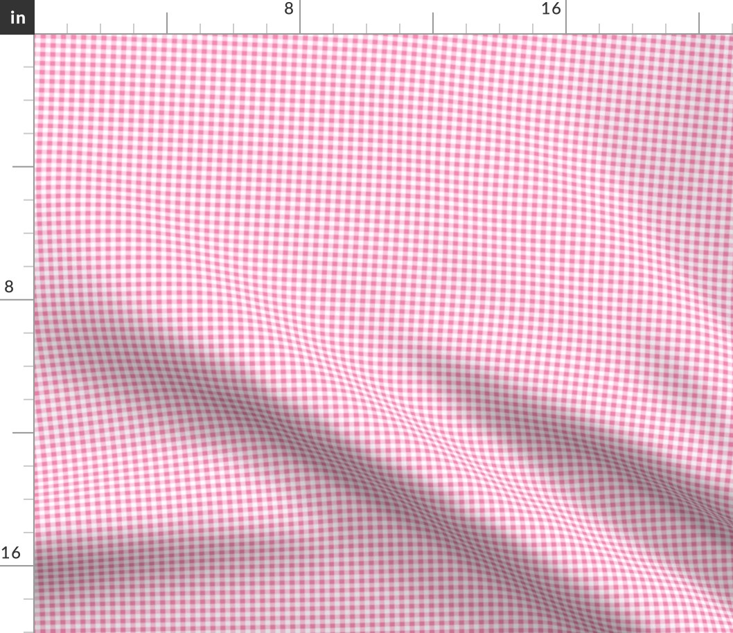 Pink Gingham - 1