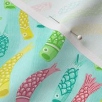 Tropical Japan Fish Kites | Blue