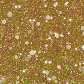 "Earth-tone Agate" Green and Brown Glitter Baubles -- Solid Brown Green Faux Glitter -- BaubleGlitter bau009 -- Glitter Look, Simulated Glitter, Glitter Sparkles Print -- 25.00in x 60.42in vertical tall repeat -- 150dpi (Full Scale)