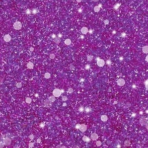 "My Purple Magenta" Bleached Purple Glitter Baubles -- Solid Purple Faux Glitter -- BaubleGlitter bau013 -- Glitter Look, Simulated Glitter, Glitter Sparkles Print -- 25.00in x 60.42in vertical tall repeat -- 150dpi (Full Scale)