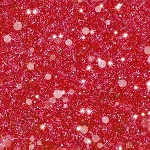 "Carnally Yours" Bleached Red Glitter Baubles -- Solid Red Faux Glitter -- BaubleGlitter bau011 -- Glitter Look, Simulated Glitter, Glitter Sparkles Print -- 25.00in x 60.42in vertical tall repeat -- 150dpi (Full Scale)