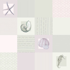 Coastal collection pink patchwork