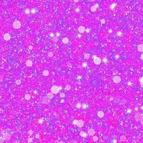 "What a Doll!" Magenta Pink Glitter Baubles -- Solid Magenta Pink Faux Glitter -- BaubleGlitter bau014 -- Glitter Look, Simulated Glitter, Glitter Sparkles Print -- 25.00in x 60.42in vertical tall repeat -- 150dpi (Full Scale)