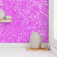 "Hotly Yours" Bleached Magenta Pink Glitter Baubles -- Solid Magenta Pink Faux Glitter -- BaubleGlitter bau015 -- Glitter Look, Simulated Glitter, Glitter Sparkles Print -- 25.00in x 60.42in vertical tall repeat -- 150dpi (Full Scale)