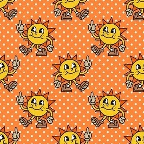 Medium Scale Sarcastic Rays of Sunshine Orange